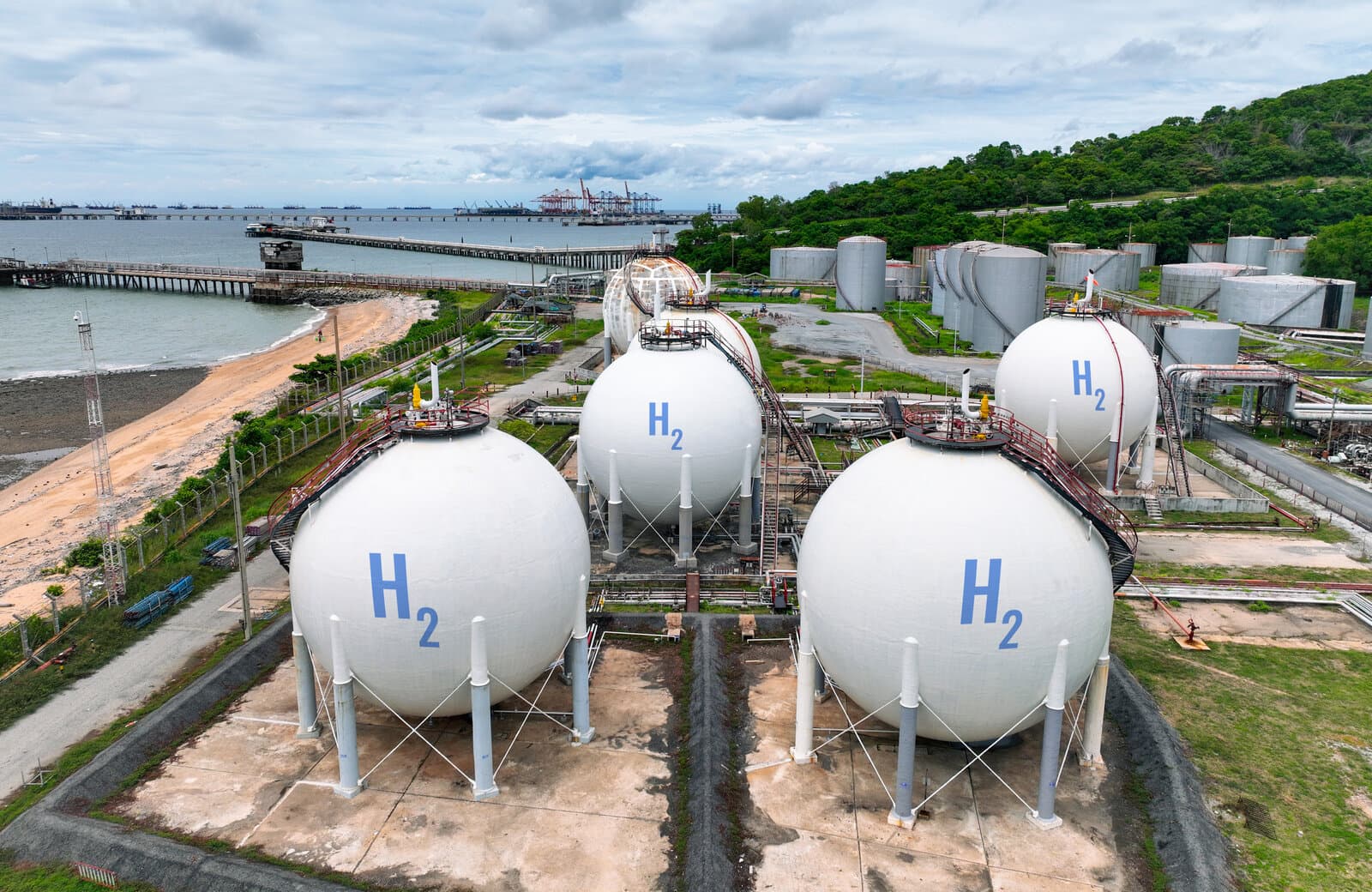 Electrolyser hydrogen production application
